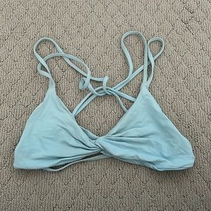LSpace light blue bikini top